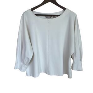 Motto Ivory Dolman Sleeve Top - 1X